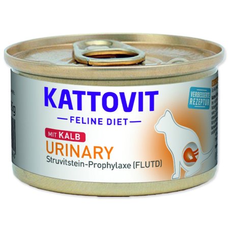 Konzerva Kattovit Urinary telecí 85g