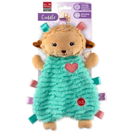Hračka Dog Fantasy Cuddle Ovečka tyrkysová 29cm