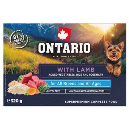 Vanička Ontario s jehněčím 320g