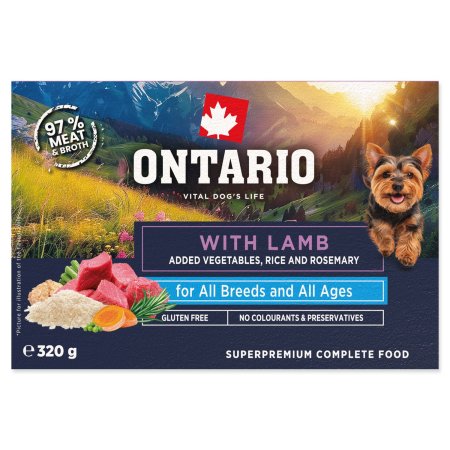 Vanička Ontario s jehněčím 320g