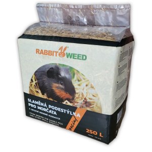 Rabbit Weed slaměná podestýlka MORČE speciál 250l