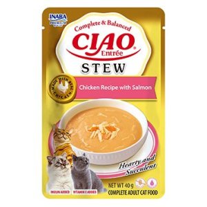 Churu Cat Entrée Stew Chicken Recipe with Salmon 40g