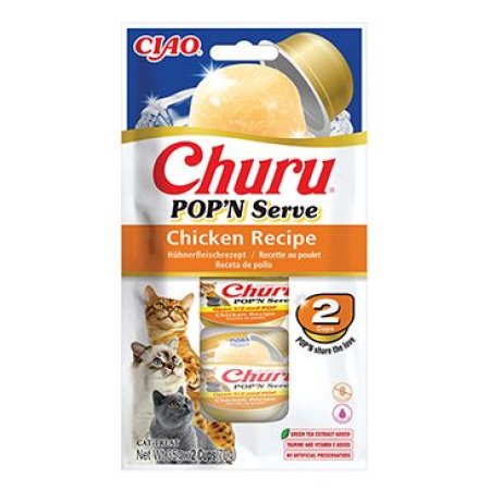 Churu Cat POP"N Serve Chicken Recipe 2x35g