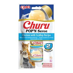 Churu Cat POP"N Serve Chicken with Scallop Recipe2x35g