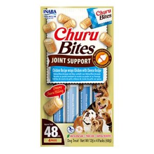 Churu Dog Bites Joint Supp.Chick.wraps Chick&Ches4x12g
