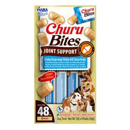 Churu Dog Bites Joint Supp.Chick.wraps Chick&Ches4x12g