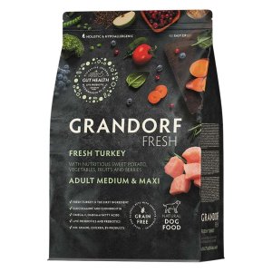 Grandorf FRESH granule pro psy Adult Medium & Maxi - Krocan 10kg - SLEVA 15%
