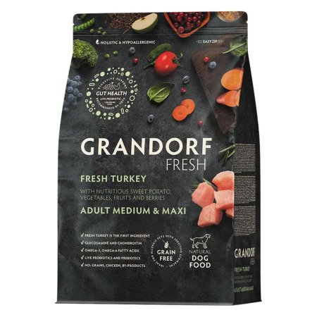 Grandorf FRESH granule pro psy Adult Medium & Maxi - Krocan 10kg - SLEVA 15%