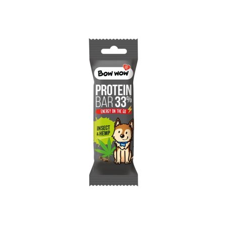 Bow wow Proteinová tyčinka Hmyz & Konopí 32 g