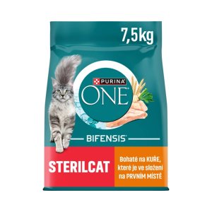 Purina One Bifensis Sterilised granule pro kočky kuře 7,5 kg