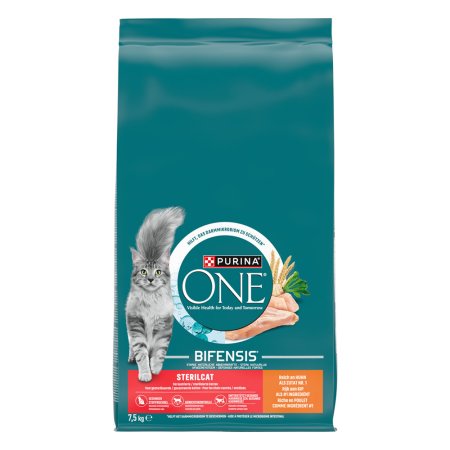 Purina One Bifensis Sterilised granule pro kočky kuře 7,5 kg