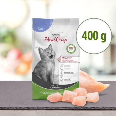 MeatCrisp Kitten Chicken - Kuře pro koťata 400 g (EXPIRACE 03/2026)