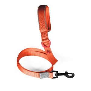 Vodítko pes PREMIUM nylon 25mm/1,2m tm.oranž. Zolux