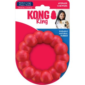 KONG Hračka Ring M červená