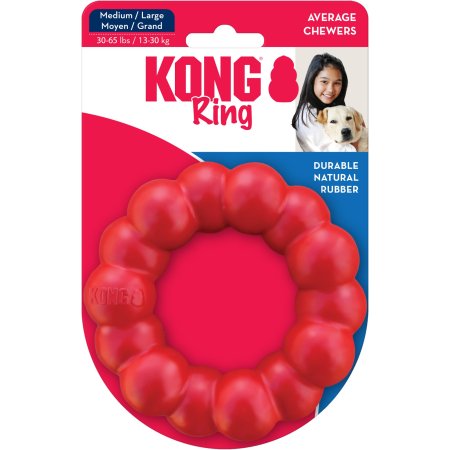 KONG Hračka Ring M červená