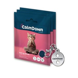 CalmDown Cat Tag Kit kovový přívěsek+3knoflíky KRUUSE