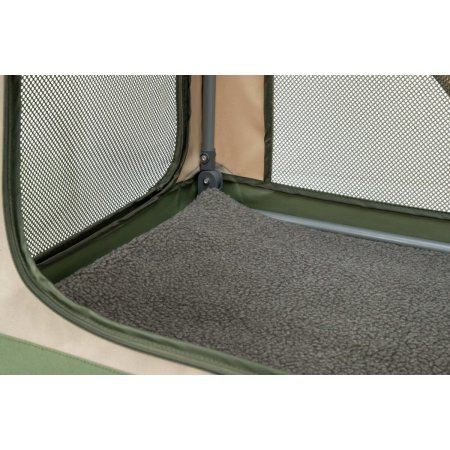Tranportní přepravka COMFY, L: 63.8 x 60.7 x 95.5 cm, olivová/béžová