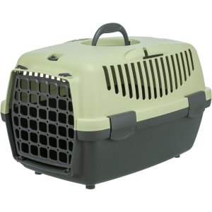 Transportní box CAPRI I, XS: 32x31x48cm (max. 6kg), tmavě šedá/pastelově zelená 
