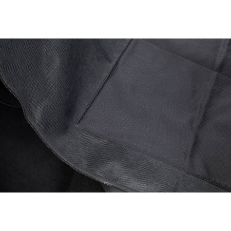 Potah na sedadlo auta, oddělitelné boční panely, 1.5 x 1.35 m, černá