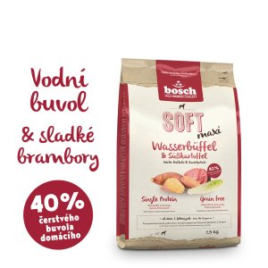 Bosch HPC SOFT Maxi Water Buffalo & Sweet Potato 2,5 kg (EXPIRACE 06/2026)