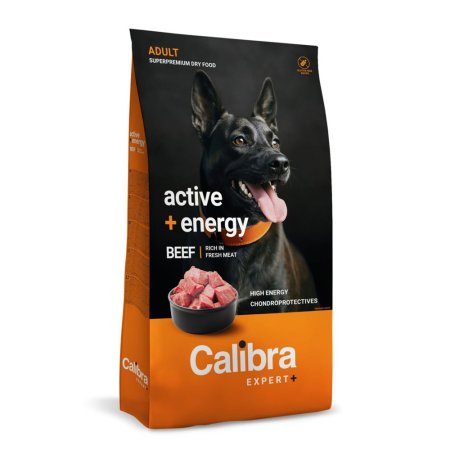 Calibra Dog EXPERT+ Adult Active & Energy Beef 750g