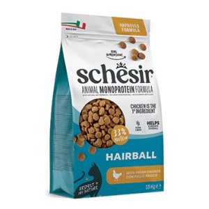 Schesir Cat Animal Monoprotein Hairball kuřecí 1,5kg