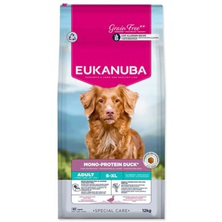 Krmivo EUKANUBA Special Care Adult Mono Protein Duck 12kg
