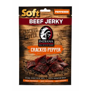 INDIANA Soft Jerky Beef Peppered 20g