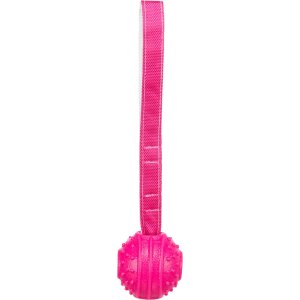 Soft & Strong, míček s poutkem, TPR, 27 cm, růžová