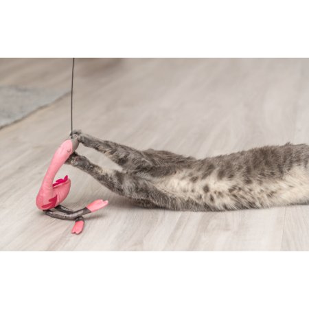 Teleskopický hrací prut s plameňákem, 42 - 106 cm, sklolaminát