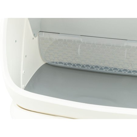 Automatická samočisticí toaleta pro kočky, XL: 63 × 51 cm, bílá