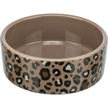 Miska LEO, keramická, 1 l/ø 18 cm, leopardí vzor