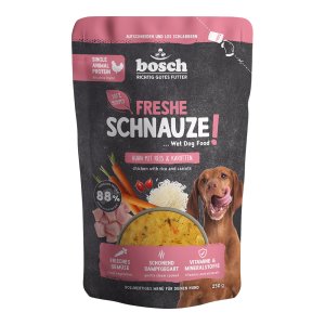 Bosch Freshe Schnauze Wet Food Chicken with rice & carrots 250 g (EXPIRACE 07/2026)