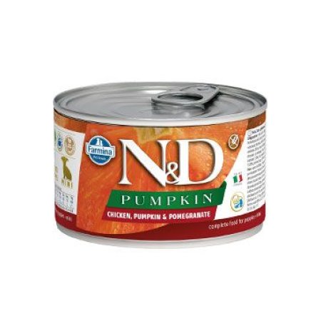 N&D DOG PUMPKIN Puppy Chicken & Pomegranate Mini 140g (EXPIRACE 05/2026)