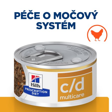 Hill’s Prescription Diet Stew c/d Multicare Péče o močový systém pro kočky 82 g (EXPIRACE 05/2026)