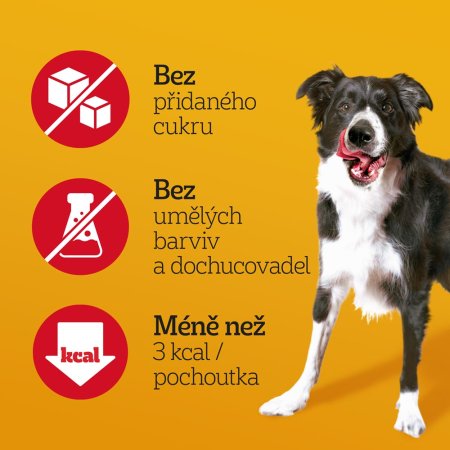 Pedigree pochoutka Ranchos Cubes hovězí 70 g