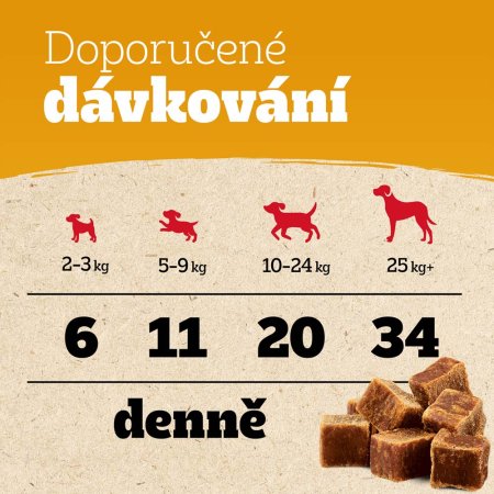 Pedigree pochoutka Ranchos Cubes hovězí 70 g