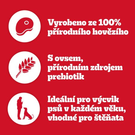 Pedigree pochoutka Ranchos Cubes hovězí 70 g