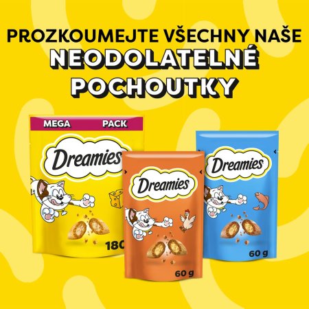 Dreamies pochoutka Dreamies Creamy s kuřecím 4 x 10 g