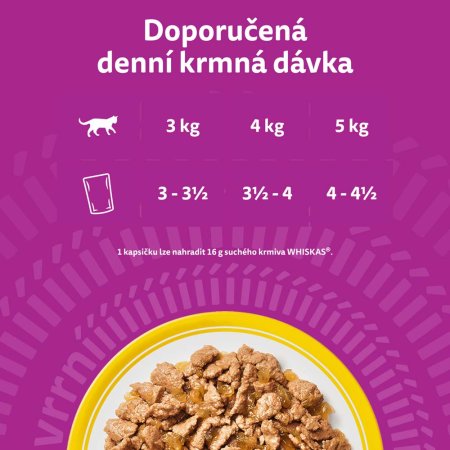 Whiskas kapsička Drůbeží výběr v želé 40 x 85 g