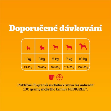 Pedigree granule Mini Adult hovězí se zeleninou 1,4 kg