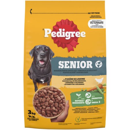 Pedigree granule Senior drůbeží se zeleninou 3 kg