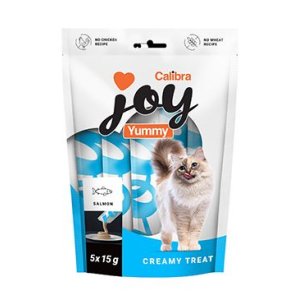Calibra Joy Cat Yummy Salmon Treat 5x15g