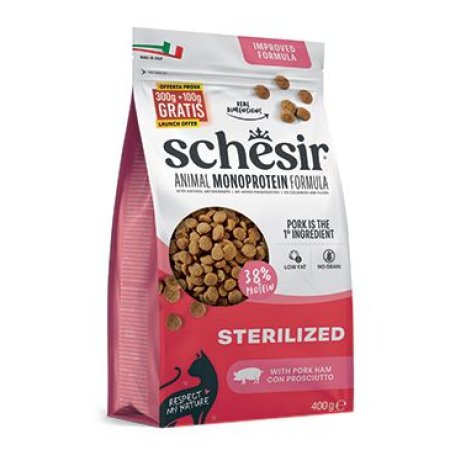 Schesir Cat Animal Monoprotein Sterilized šunka 400g