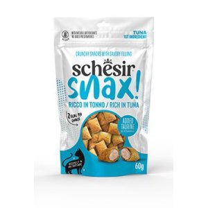 Schesir Cat Snax! pochoutka Tuňákové polštářky 60g