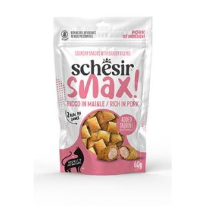 Schesir Cat Snax! pochoutka Vepřové polštářky 60g