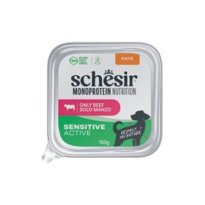 Schesir Dog vanička Monoprot.Active Hovězí paté 150g