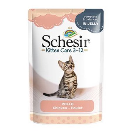 Schesir Cat kapsa Kitten Care Kuře želé 150g