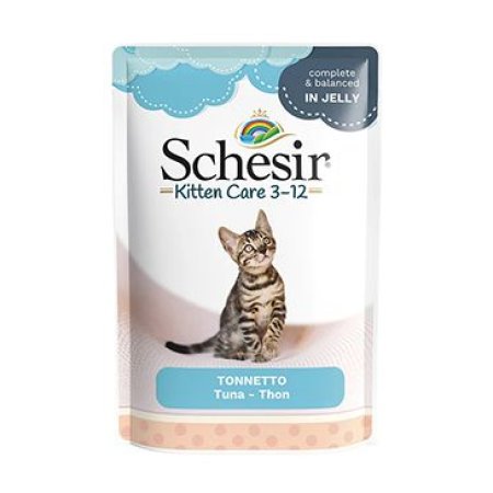 Schesir Cat kapsa Kitten Care Tuňák želé 150g