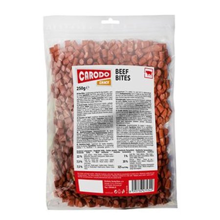 CARODO Dog poch. Hovězí kousky 250g